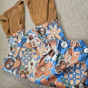 70s Style Groovy Pants Elastic Waist